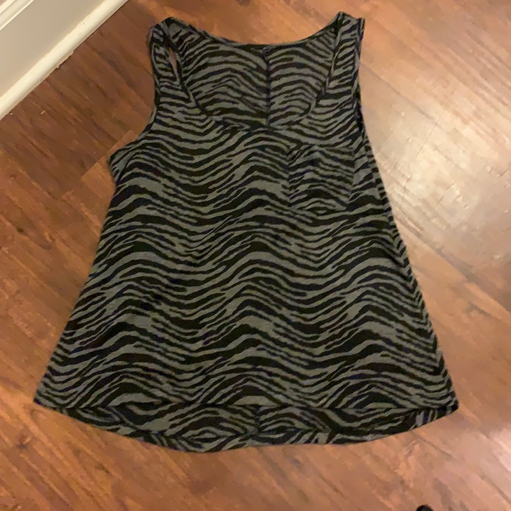 Zebra print tank